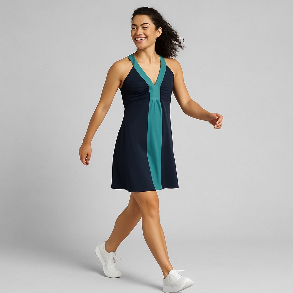 Patagonia Activewear Dress MEDIUM Walking Track Flowy Excel Used Cond Outdoors - Picture 1 of 4